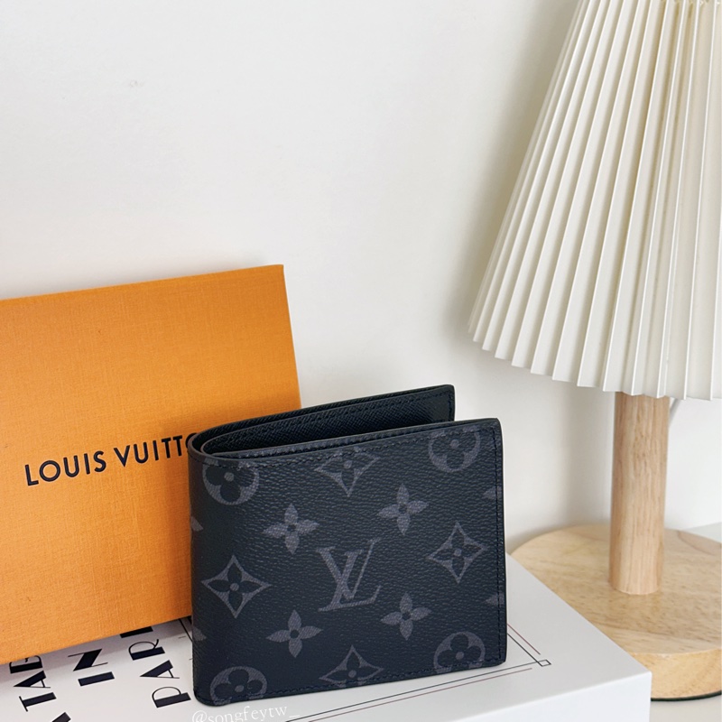 LV 經典 老花 零錢袋 男短夾-1
