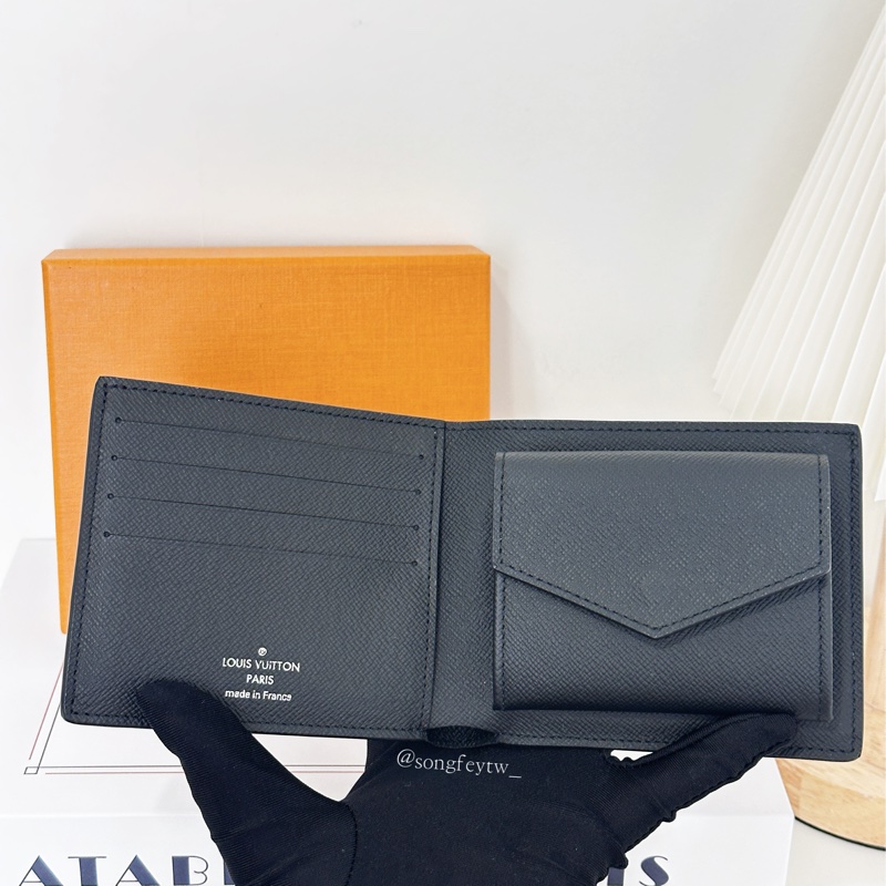 LV 經典 老花 零錢袋 男短夾-2
