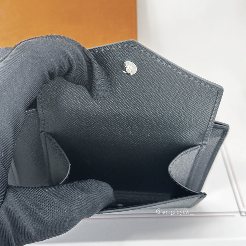 LV 經典 老花 零錢袋 男短夾-4