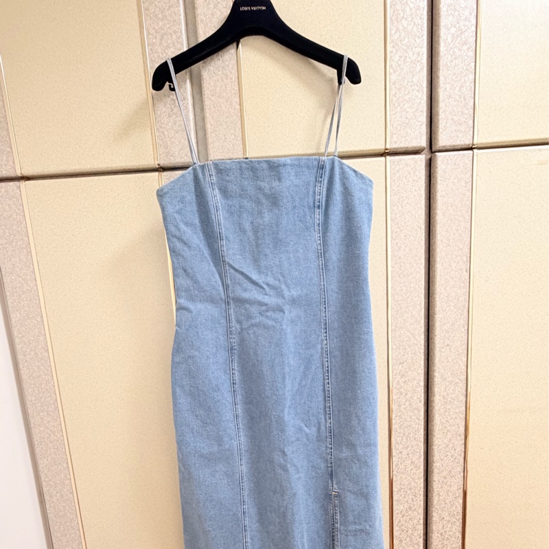 7)全新Alice+Olivia正品牛仔開叉長洋 14號 M-L可穿-6