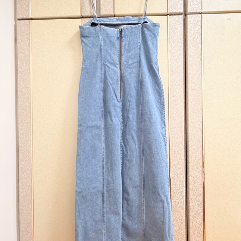 7)全新Alice+Olivia正品牛仔開叉長洋 14號 M-L可穿-7