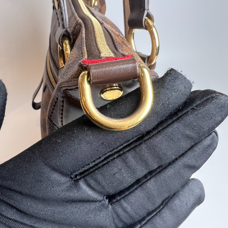 LV N41132 棕色棋盤格手提單肩包-11