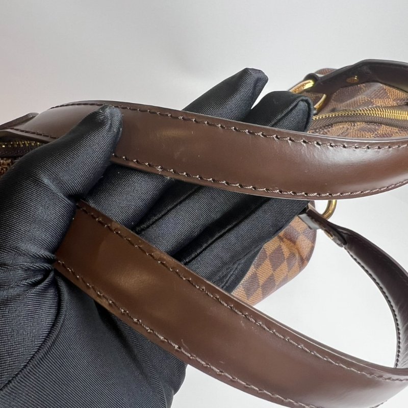 LV N41132 棕色棋盤格手提單肩包-12