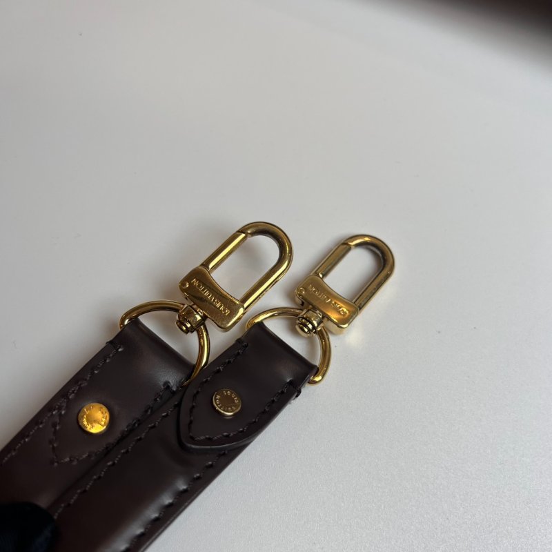 LV N41132 棕色棋盤格手提單肩包-15