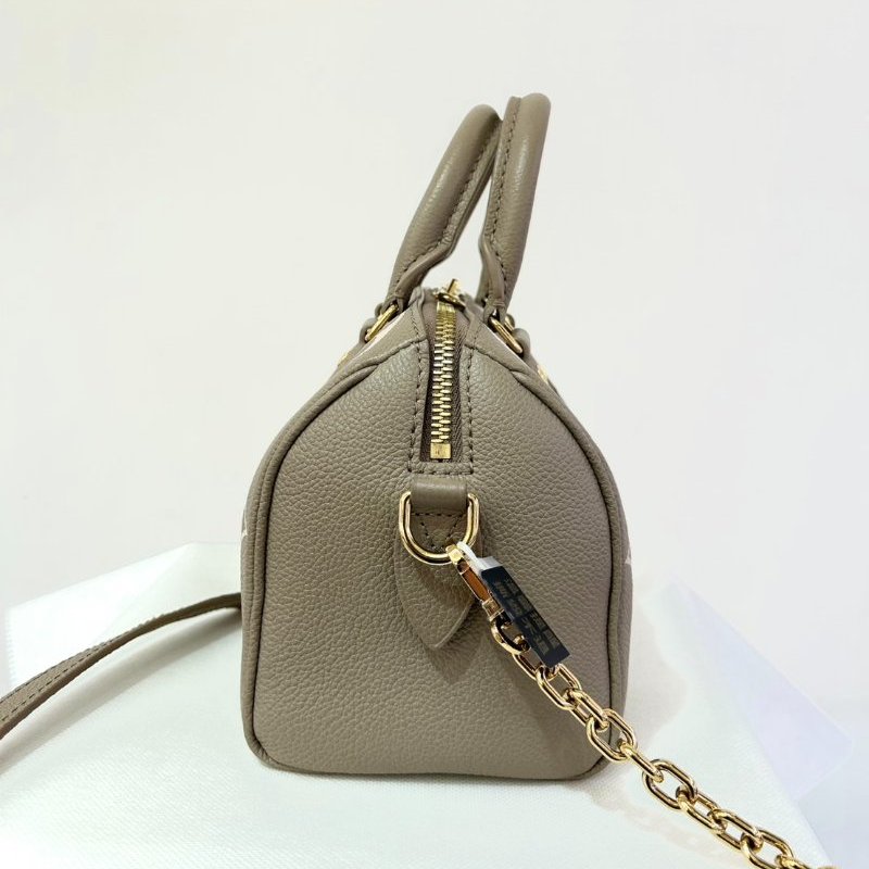 LV斑鳩灰拼奶油壓紋 Speedy 20-3