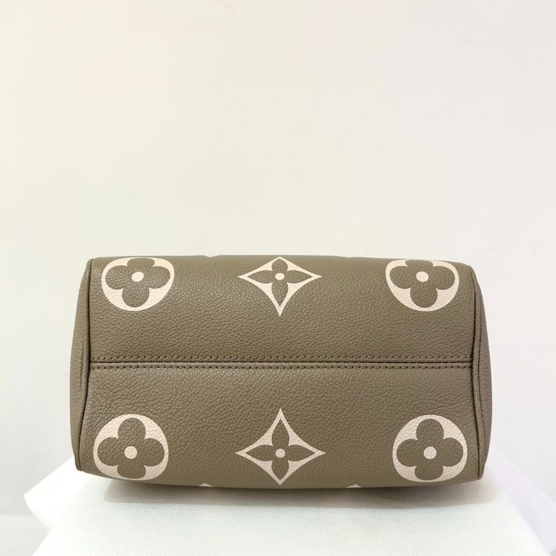 LV斑鳩灰拼奶油壓紋 Speedy 20-4