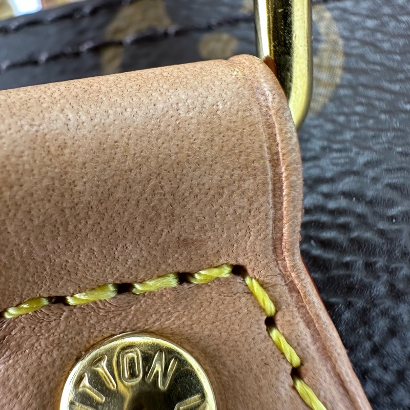 LV Speedy 25 啡色老花晶片款 手提單肩斜肩包-8