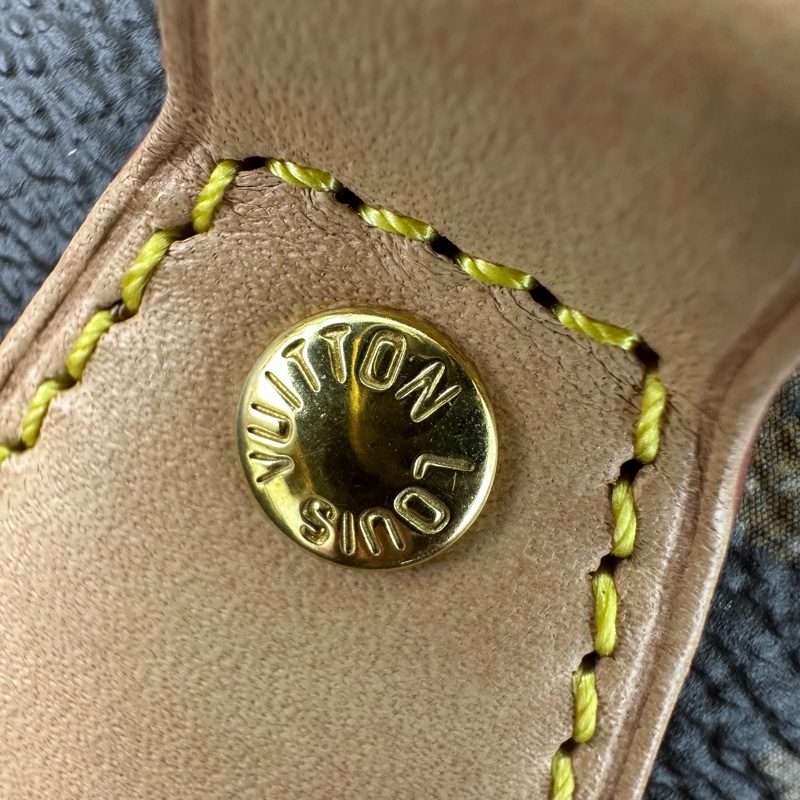 LV Speedy 25 啡色老花晶片款 手提單肩斜肩包-14