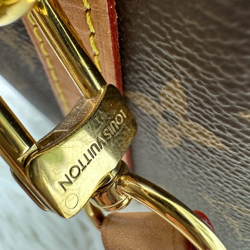 LV Speedy 25 啡色老花晶片款 手提單肩斜肩包-18