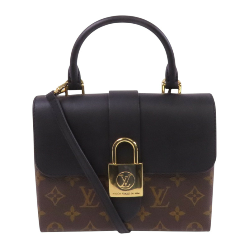 LOUIS VUITTON Monogram Locky BB金扣手挽肩背兩用袋-0