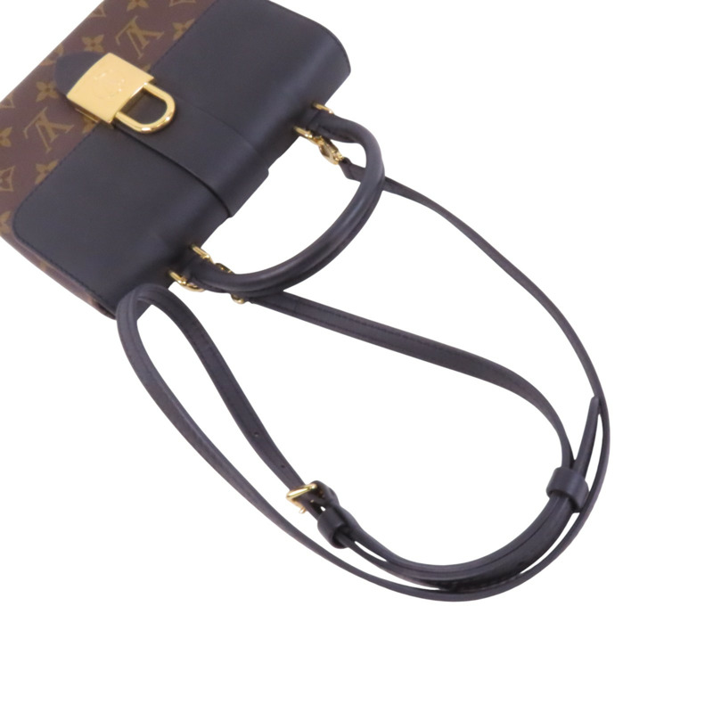 LOUIS VUITTON Monogram Locky BB金扣手挽肩背兩用袋-6