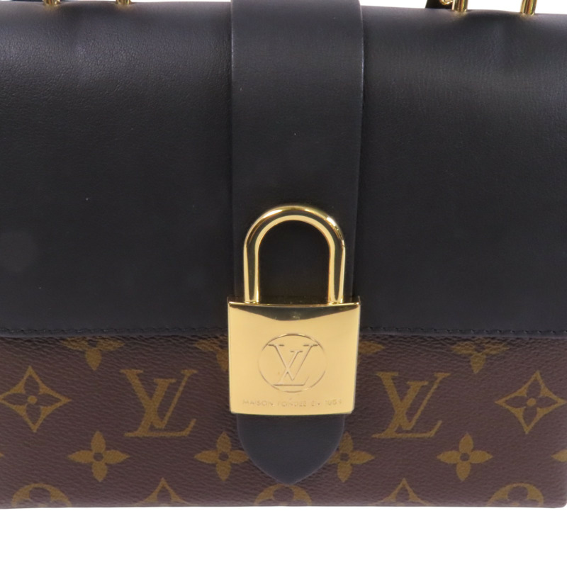 LOUIS VUITTON Monogram Locky BB金扣手挽肩背兩用袋-7