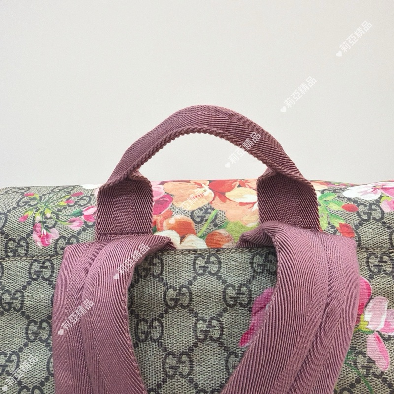 莉亞精品♡Gucci 405019 花卉後背包 二手-8