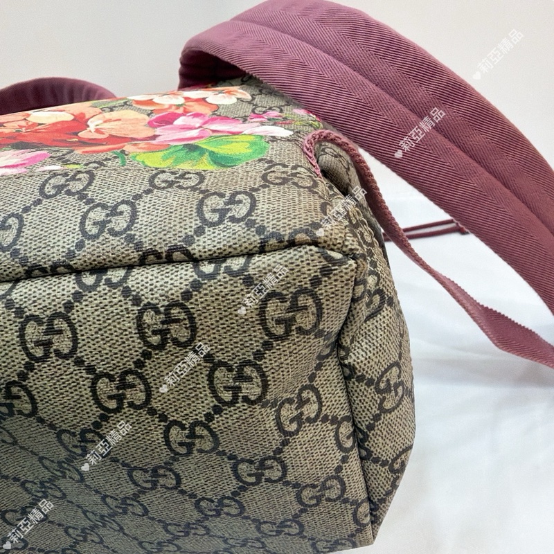 莉亞精品♡Gucci 405019 花卉後背包 二手-14