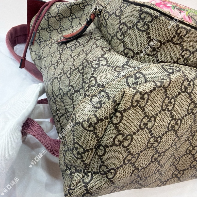 莉亞精品♡Gucci 405019 花卉後背包 二手-16
