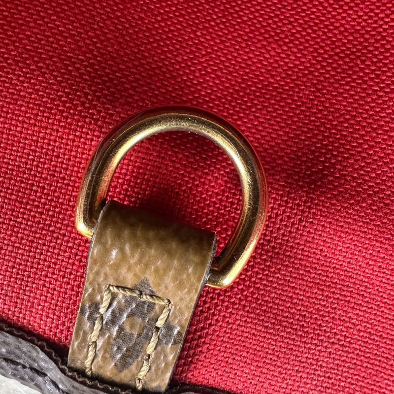 LV 經典老花拼色 On the go Gm size 晶片款 手提單肩包-22