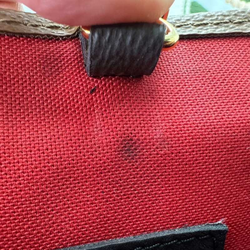 LV 經典老花拼色 On the go Gm size 晶片款 手提單肩包-24