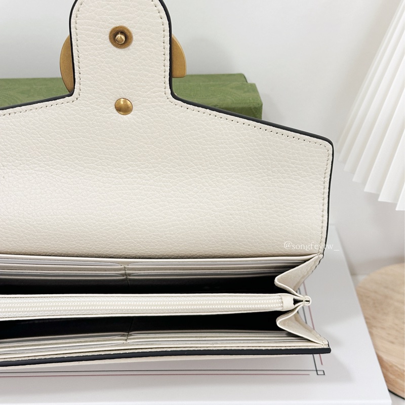 Gucci 雙G Logo 信封長夾-5