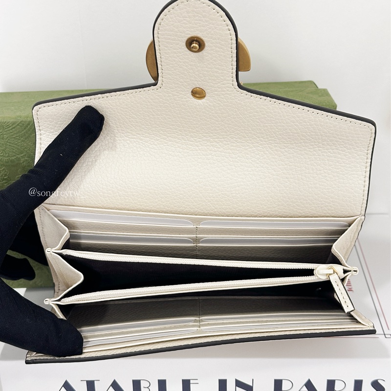 Gucci 雙G Logo 信封長夾-6