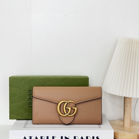 Gucci 雙G Logo 信封長夾