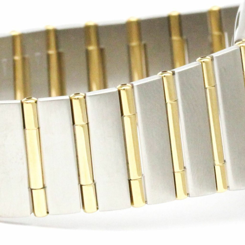 歐米茄星座系列18K金精鋼自動機械男士腕錶1202.15拋光款-6