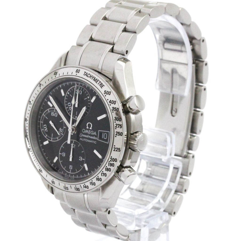 歐米茄超霸系列日期顯示精鋼自動男士腕錶 3513.50 拋光款-1