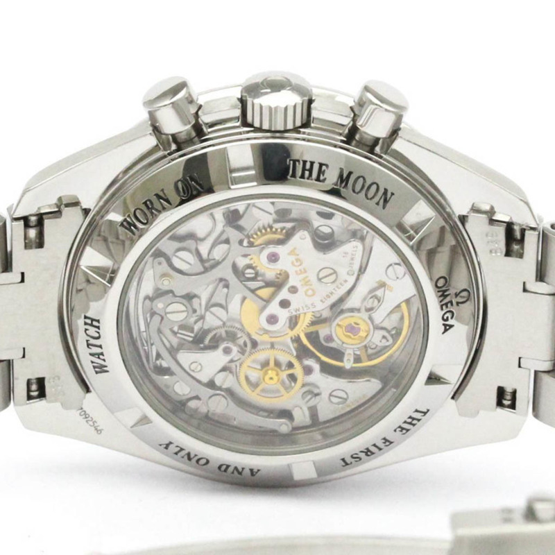 歐米茄超霸系列專業藍寶石水晶底蓋腕錶 3573.50 拋光款-5