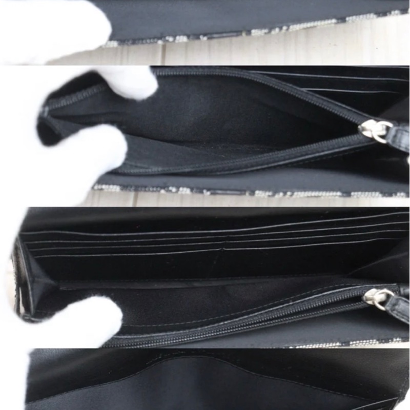 「JL精品代購」9新 Dior 老花翻蓋 長夾-7