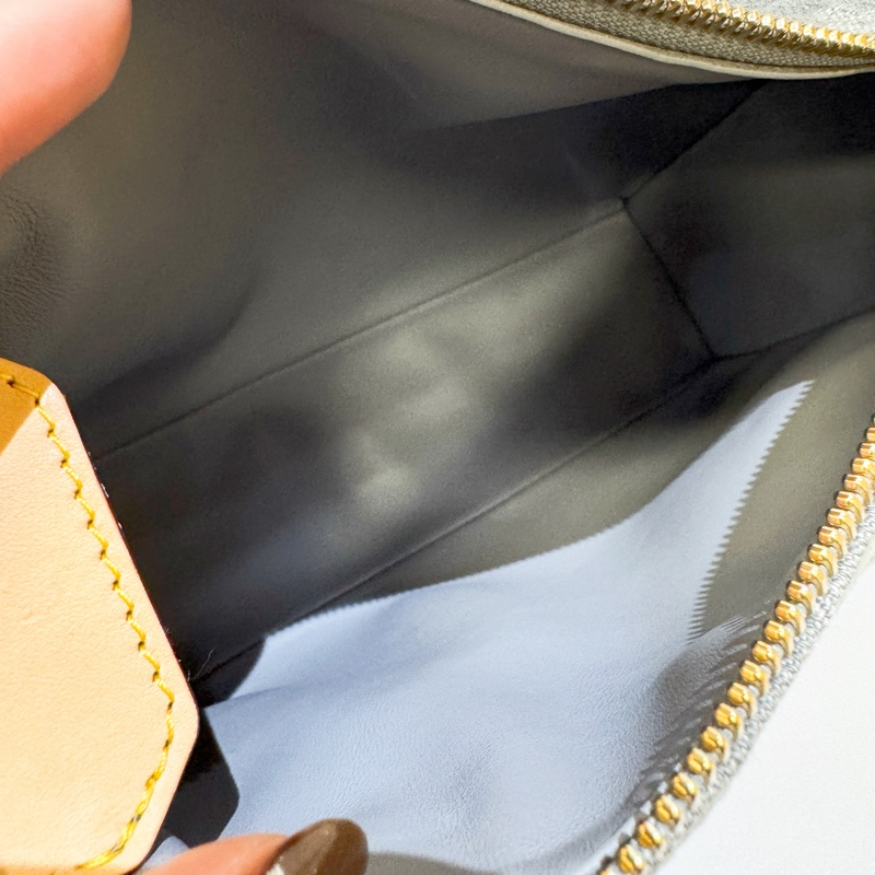 LV Side Trunk MM 灰丹寧手提斜背包 晶片款 近全新-9