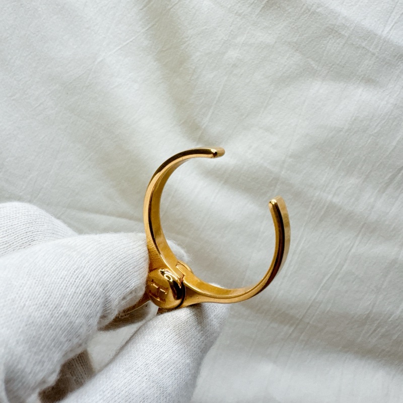 二手Hermes愛馬仕金色手套夾 愛馬仕夾子 愛馬仕配件 愛馬仕吊飾-9