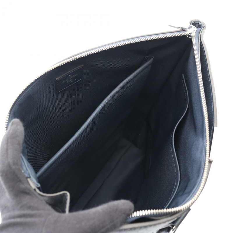 路易威登 Anton 手提包,Taiga 皮革,男士,海軍藍,M33432-2