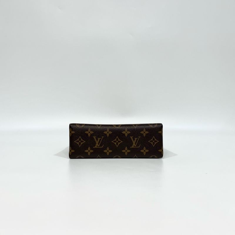 LV原花拚櫻花粉牛皮Locky BB手提側背包M44080-5