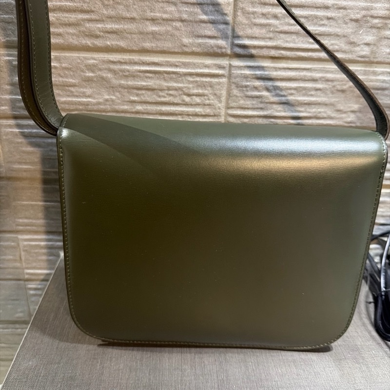 Celine Box 墨綠色 中號-6