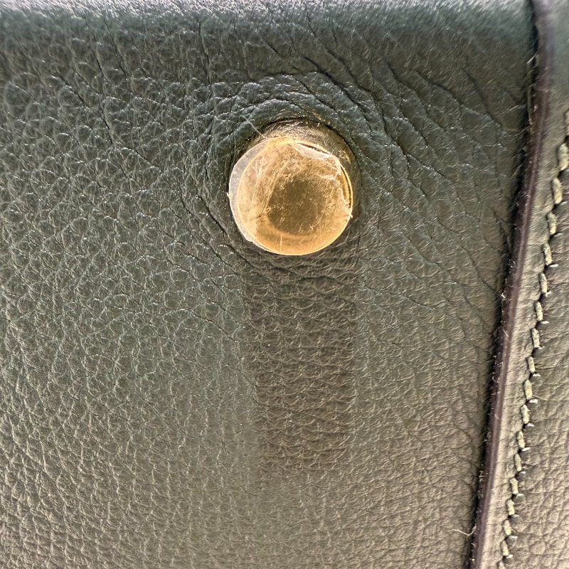 HERMES  - 泰坦綠1t金扣evercolor Lindy 26cm-12