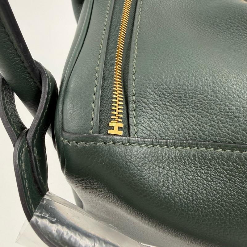 HERMES  - 泰坦綠1t金扣evercolor Lindy 26cm-22