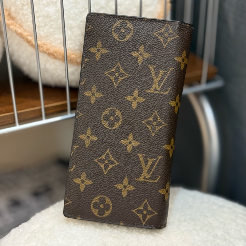 Lv老花對開長夾-1