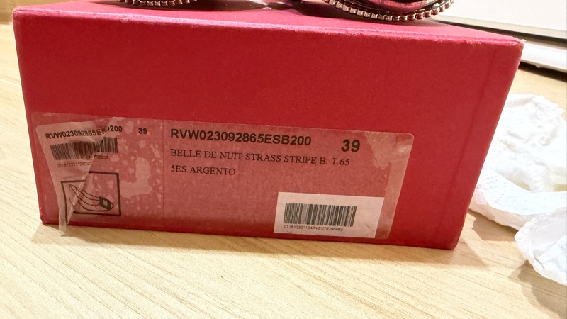 Roger Vivier Belle De Nuit Strass stripe EU39-4