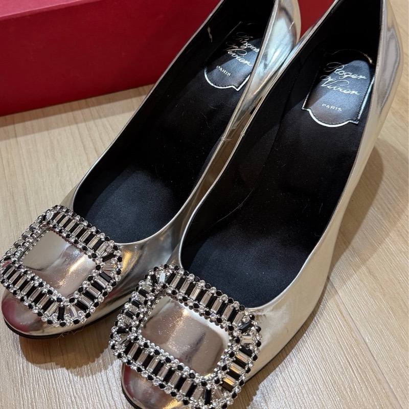 Roger Vivier Belle De Nuit Strass stripe EU39-5