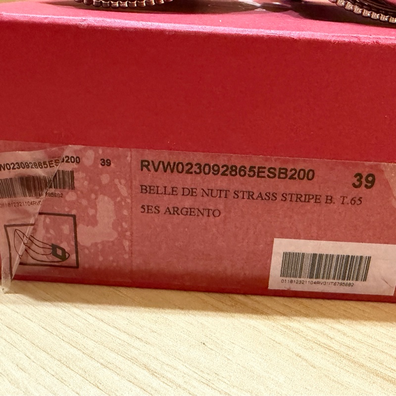 Roger Vivier Belle De Nuit Strass stripe EU39-10