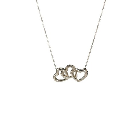 Tiffany & Co.S925愛心鏤空項鍊