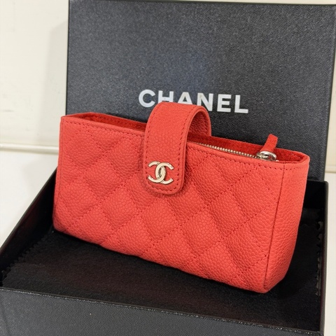 #99新閒置 #配件齊全 香奈兒荔枝皮長盒子多功能小錢包