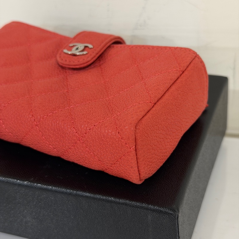 #99新閒置 #配件齊全 香奈兒荔枝皮長盒子多功能小錢包-4