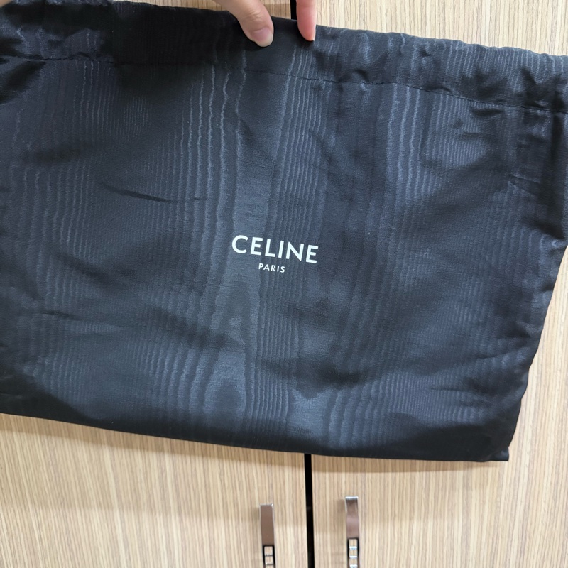 Celine FOLCO標誌印花及牛皮革迷你背包-15