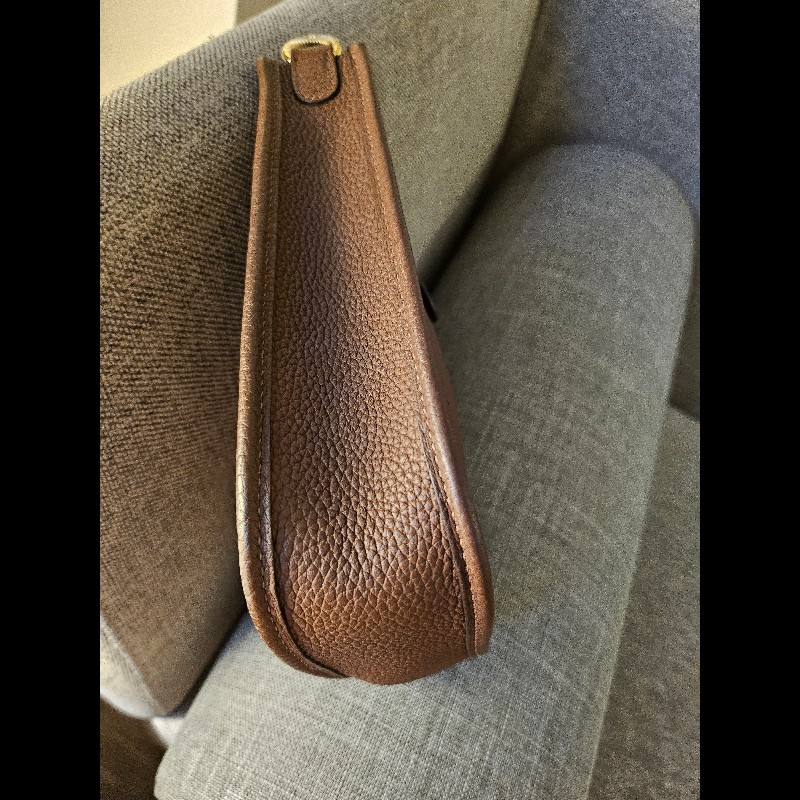 Herme's mini Evelyne 經典咖色-3