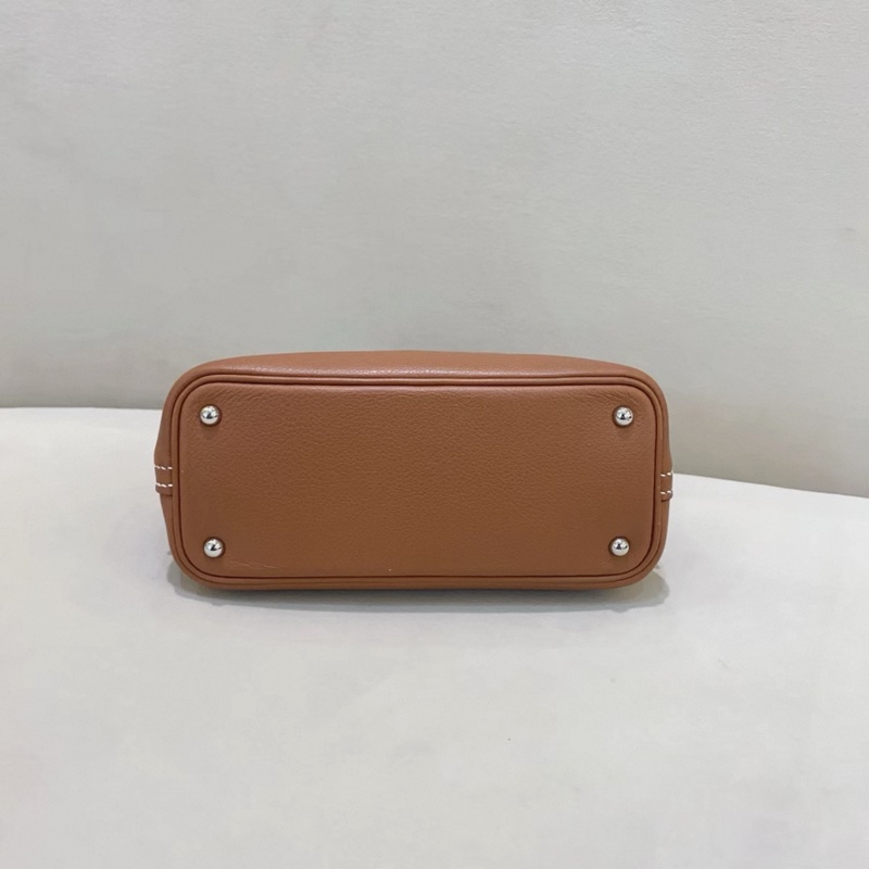 Hermes愛馬仕 Bolide mini 保齡球 金棕 銀扣 Evercolor皮 Z刻-5