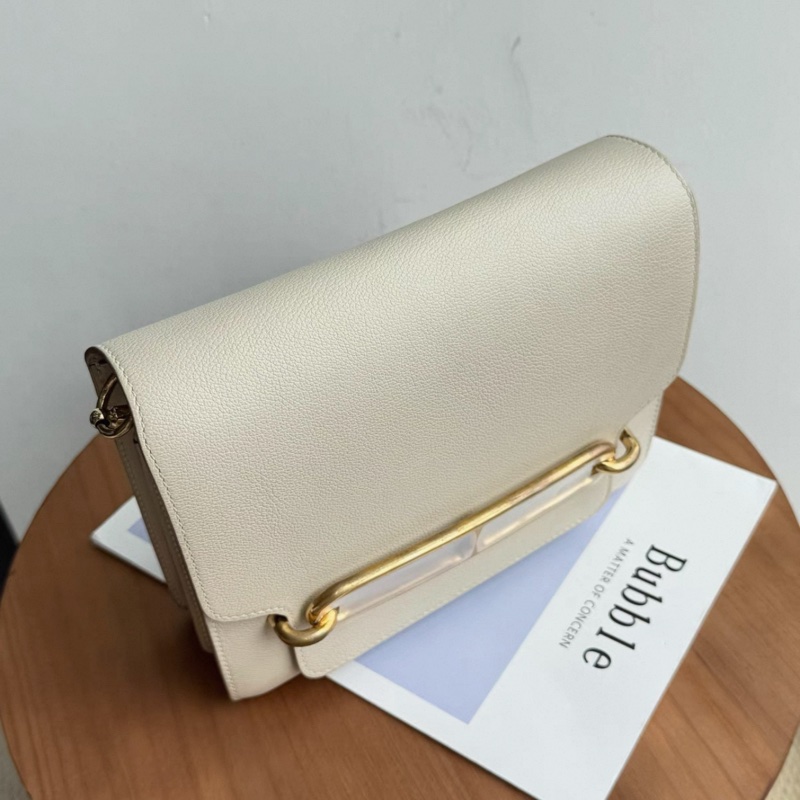 Hermes愛馬仕roulis豬鼻子23冰川白金扣evercolor皮 D刻-2