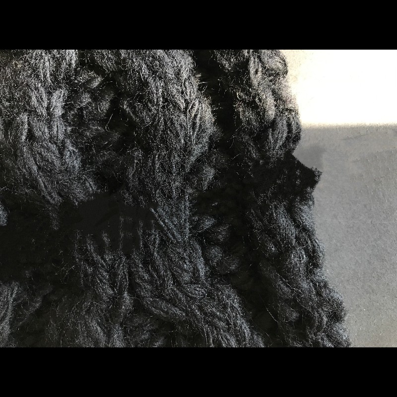 Burberry 羊毛編織披肩圍巾-8