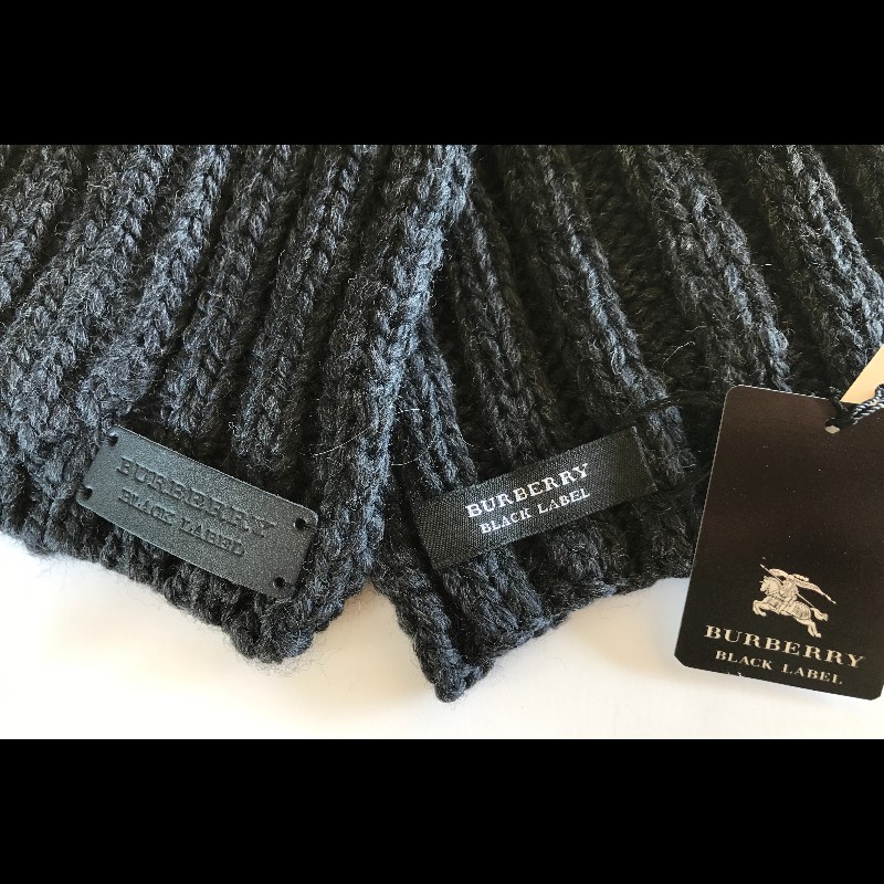 Burberry 羊毛編織披肩圍巾-10