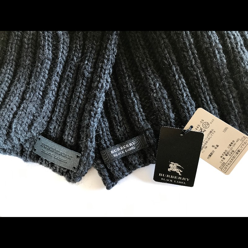 Burberry 羊毛編織披肩圍巾-11