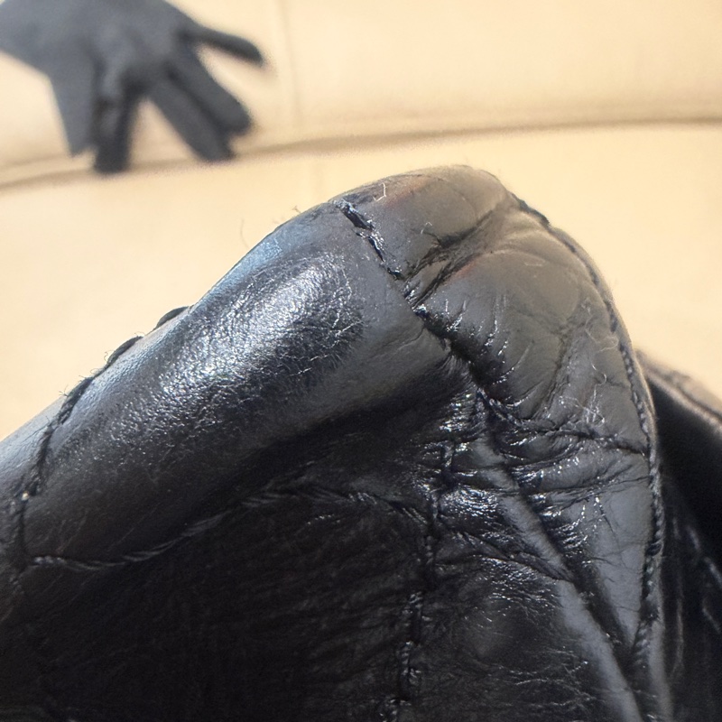 全配🈶️購證❤️ 香奈兒 #黑銀 #油蠟牛皮 #2.55 #中號-11